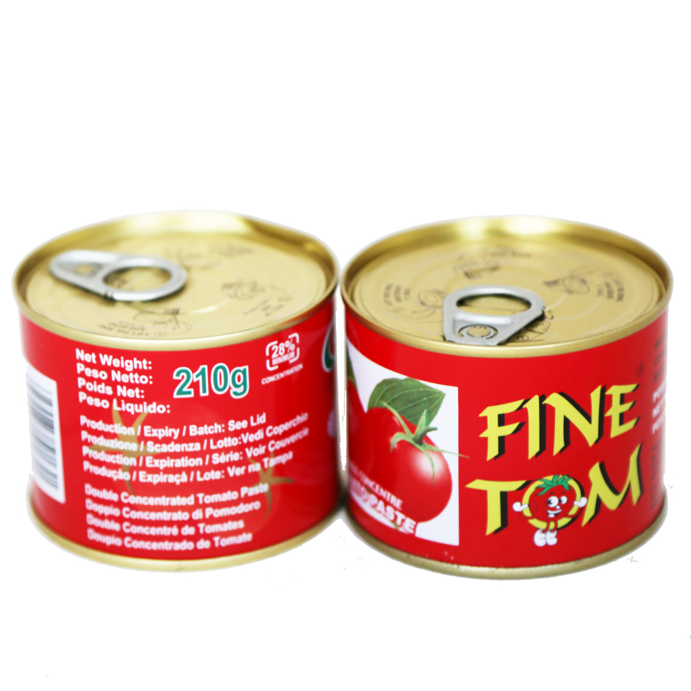 210g canned tomato paste with TMT brand, 210g canned tomato paste with TMT brand